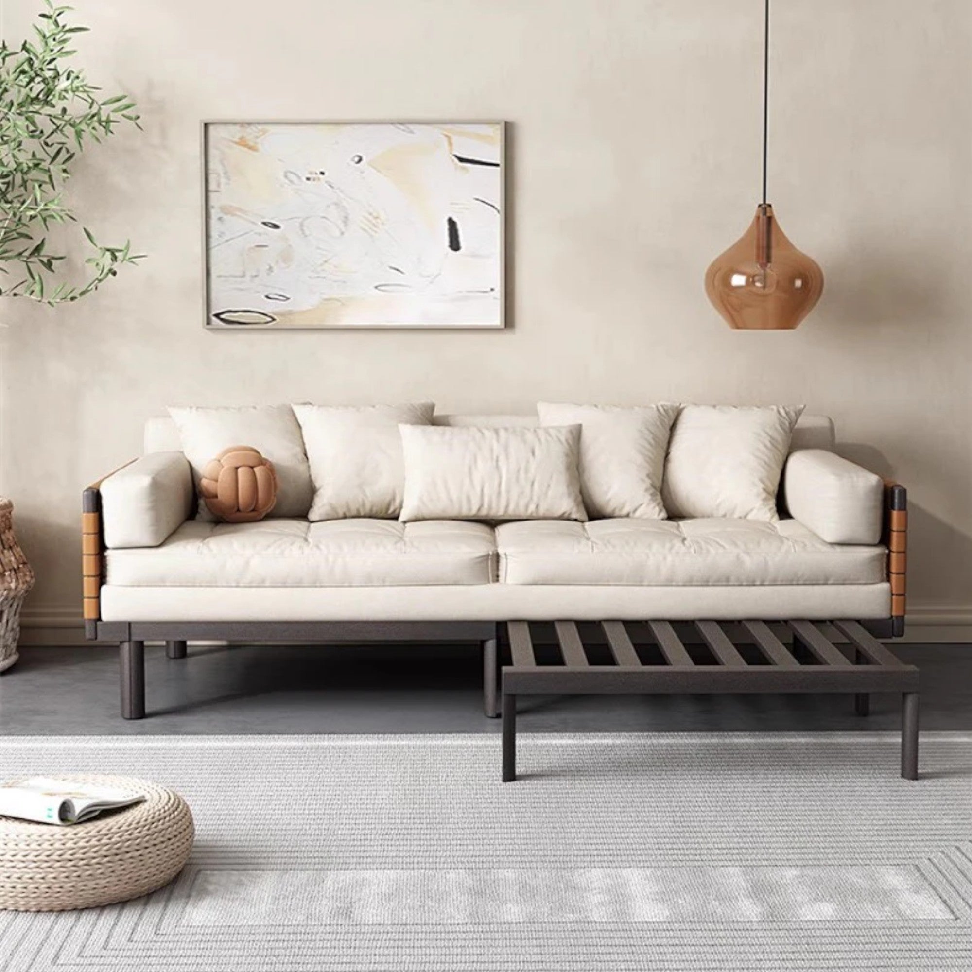 Nismaaya Nordic Light Luxury Sofa Bed