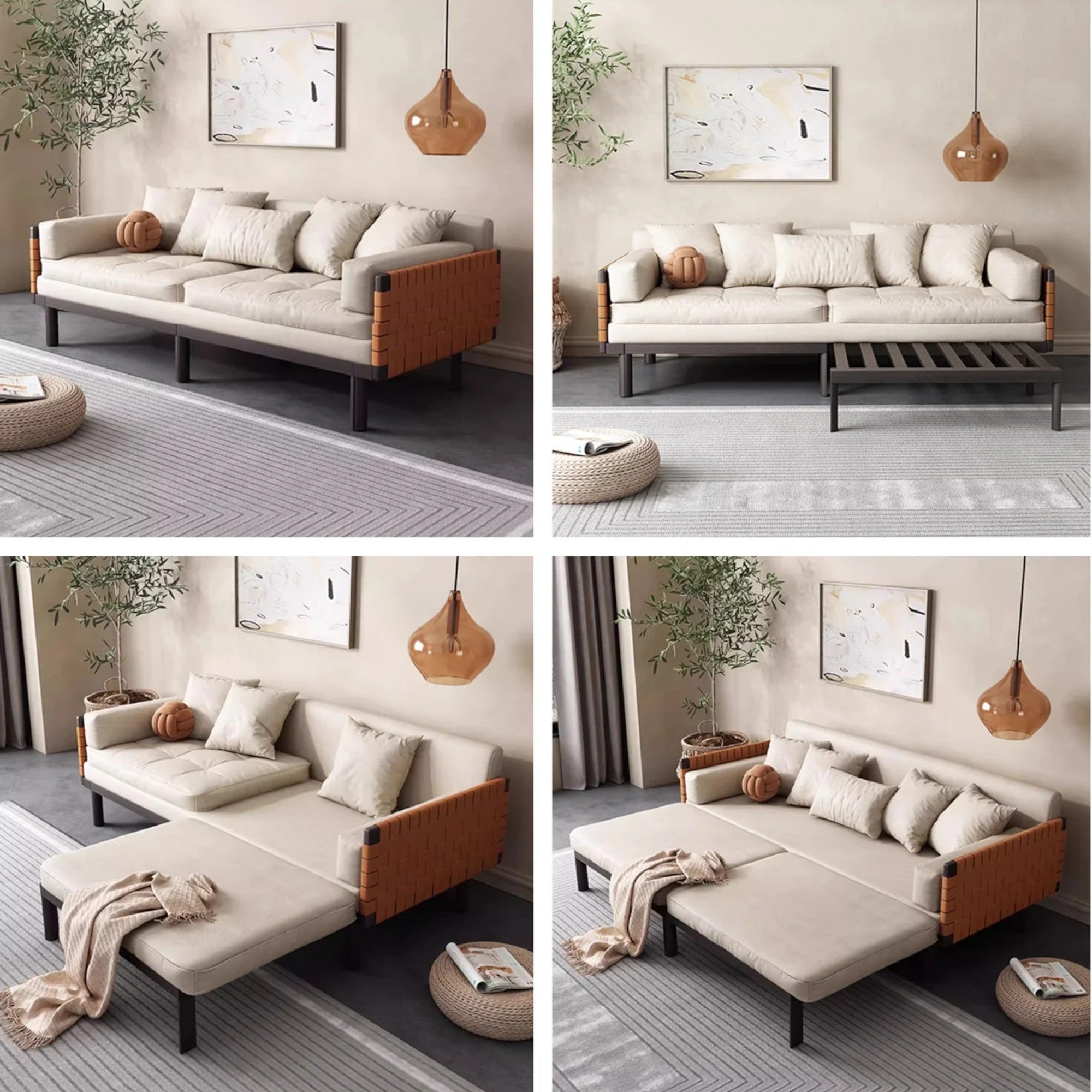 Nismaaya Nordic Light Luxury Sofa Bed