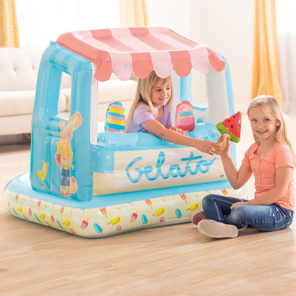 Centro De Juegos Intex Heladería Hinchable Con 3 Helados