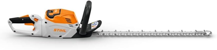 STIHL Taille-haie sans fil HSA 60 (Noir, Alimenté par pile, 3000 SPM, Acier allié)