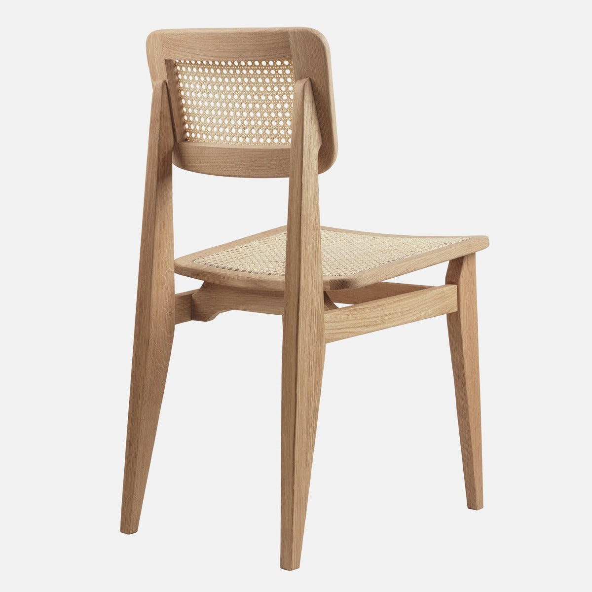 Nismaaya Harini White Oak & Rattan Office Chair
