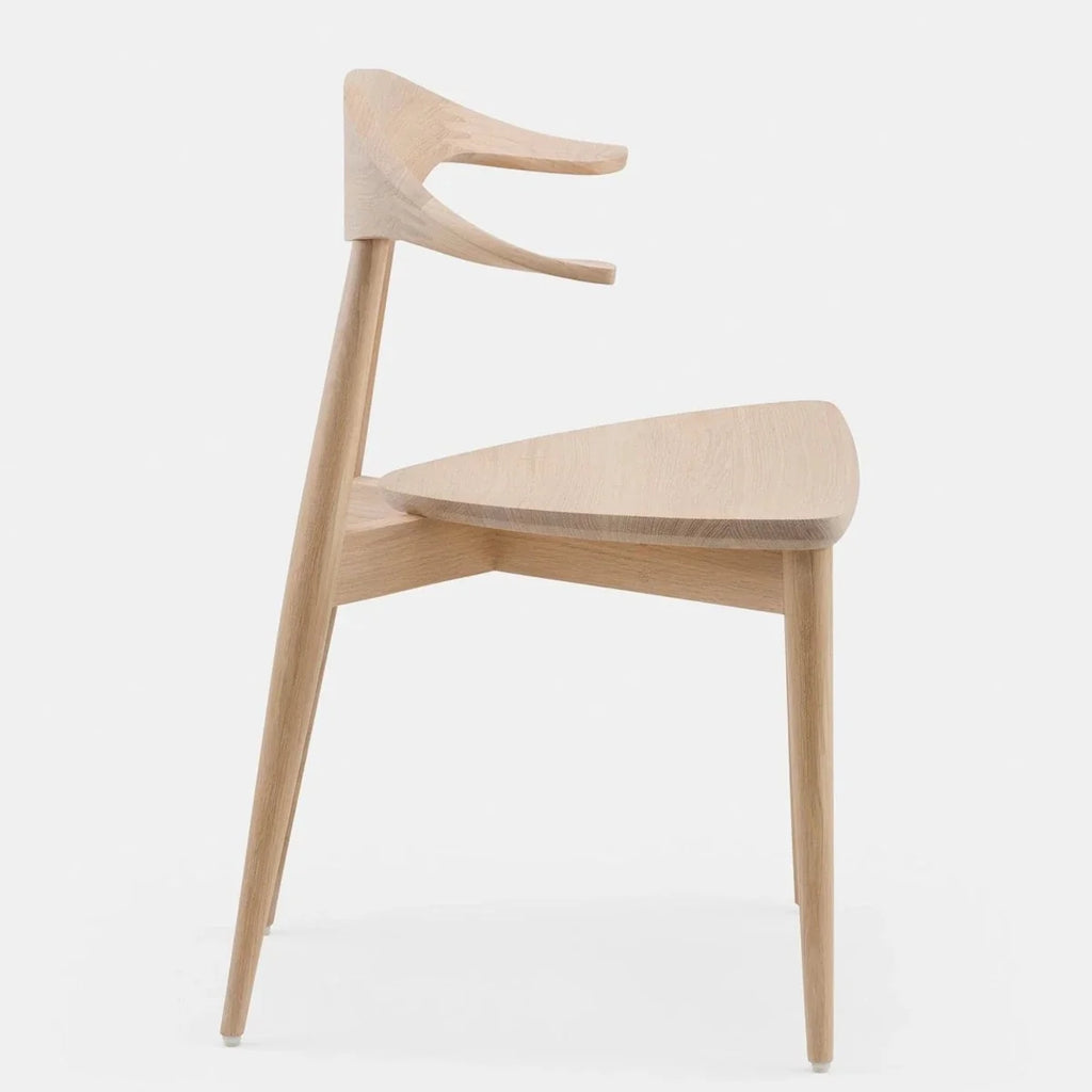 Nismaaya Cametra White Oak Office Chair