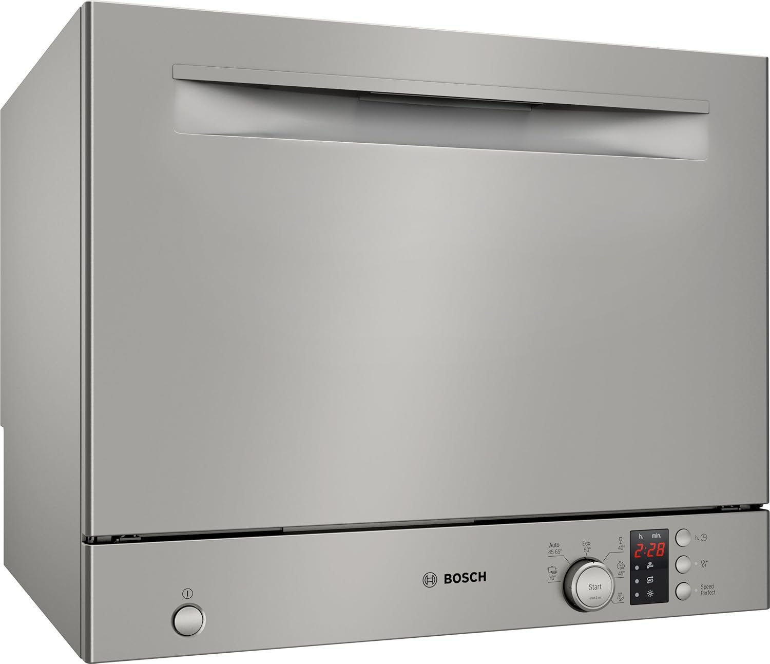SKS2ITI00E, Série 2, Lave-vaisselle compact 55cm, Pose-libre, Argent
