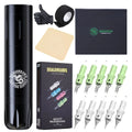 Kit de Máquina de Tatuaje Rotativa Inalámbrica tipo Bolígrafo Dragonhawk X3 PRO con Juego de Cartuchos para Principiantes