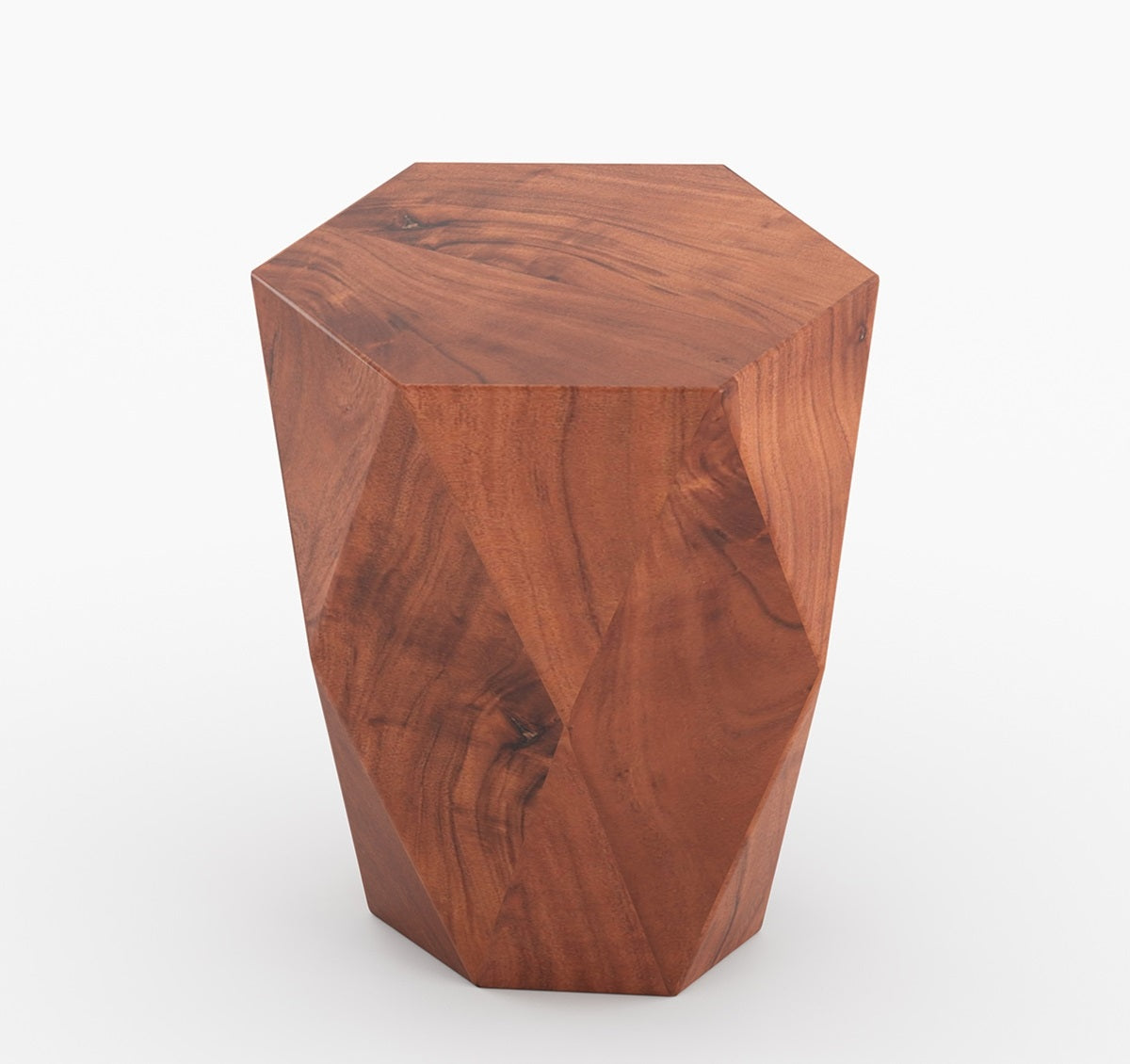 Adelio Modern Solid Wood Diamond End Table