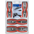 Juego de Pinzas de Precisión para Anillos de Retención Knipex 305mm 8 piezas