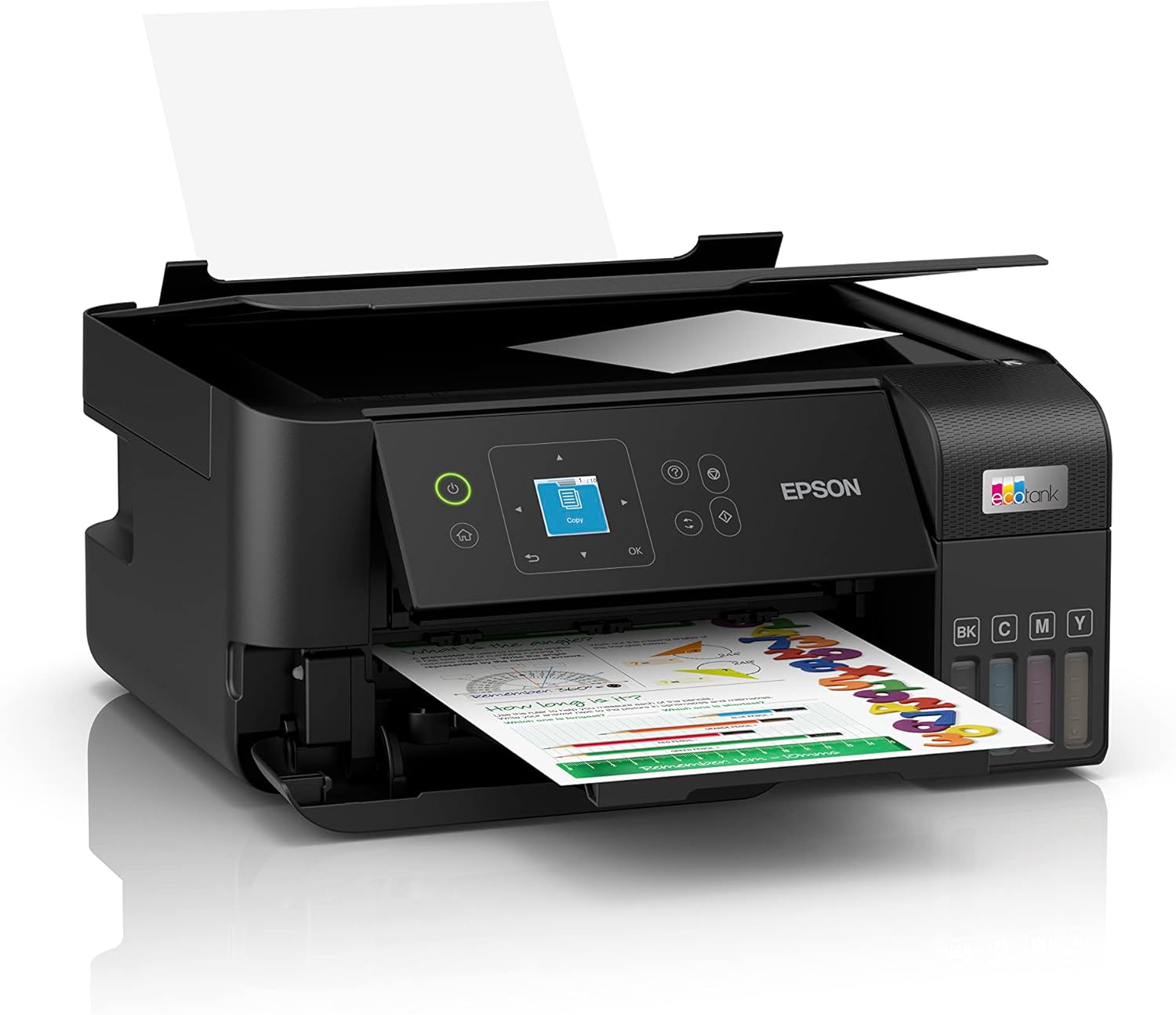 EcoTank ET-2840 Imprimante à réservoir d'encre Multifonction A4 Wi-FI avec Un Stock d'encre jusqu'à 3 Ans