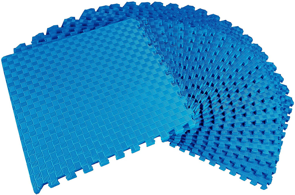 Tapete de ejercicio tipo rompecabezas BalanceFrom con losetas entrelazadas de espuma EVA