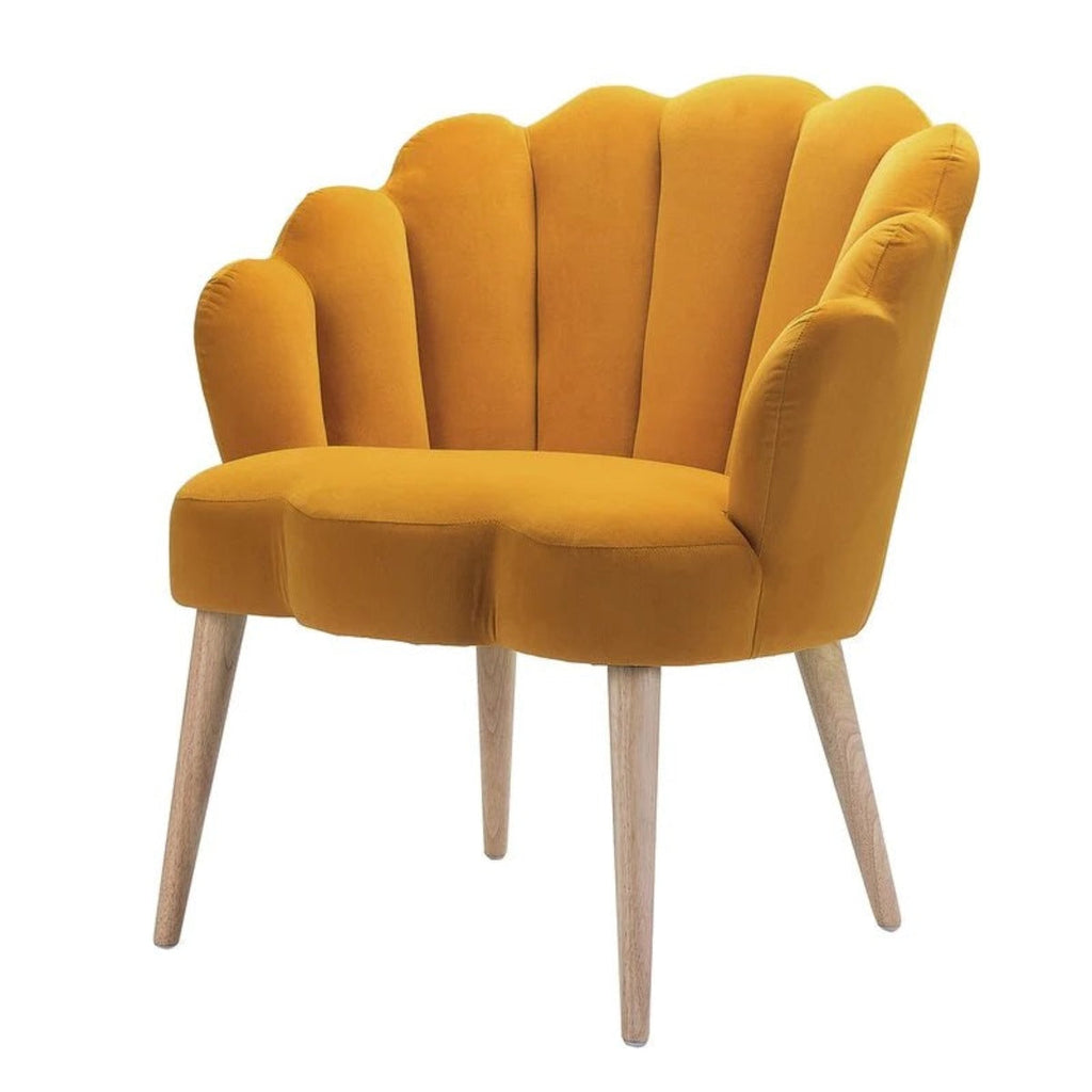 Nismaaya Ado Lounge Chair in Yellow Color