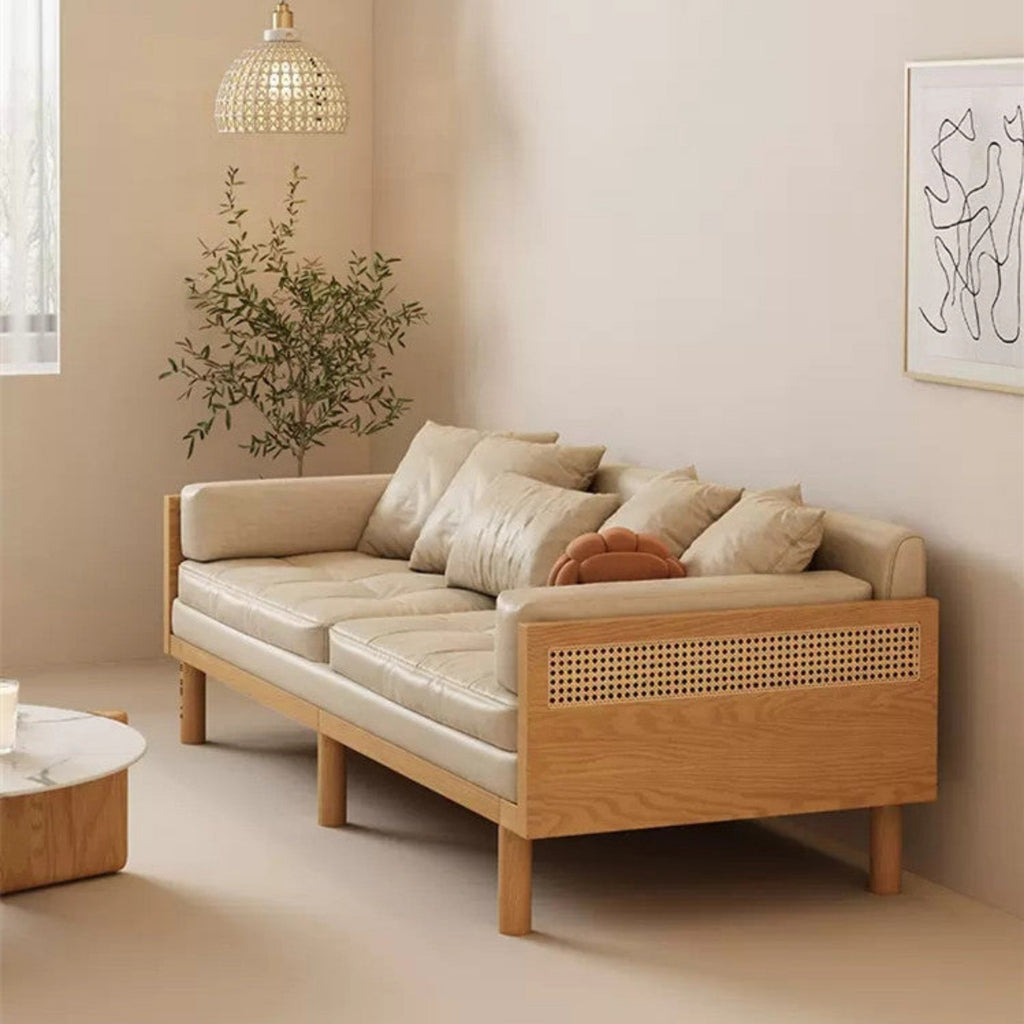 Nismaaya Multifunction Pull Out Sofa Cum Bed Solid Wood Frame