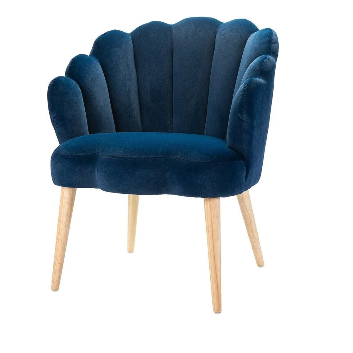Nismaaya Ado Lounge Chair in Blue Color