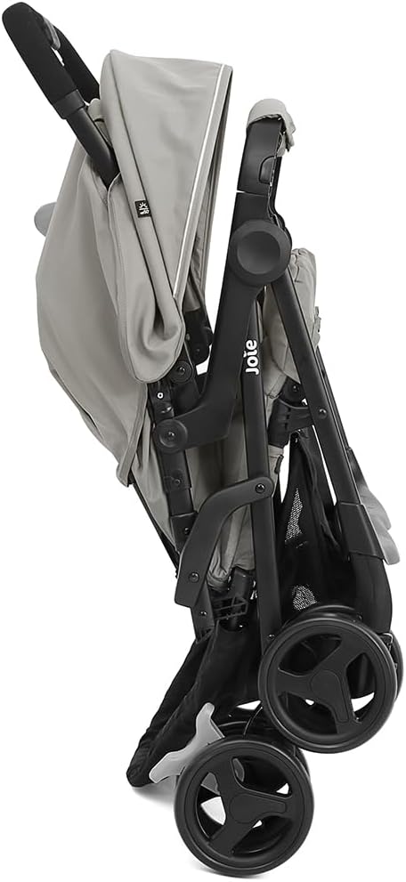 Joie - Aire™ Twin - Poussette Double - Sièges Inclinables Indépendants - Harnais 5 Points - Suspension 4 Roues - Pliage Facile Et Compact - Capotes UPF 50+ - Dès la Naissance