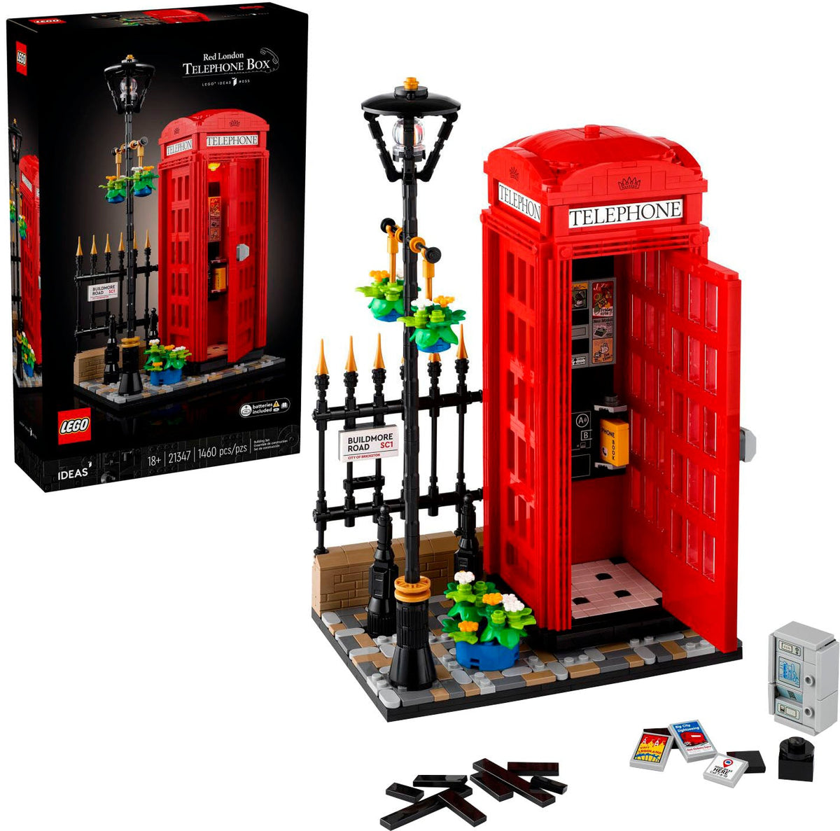 LEGO Ideas Cabina Telefónica Roja de Londres 21347