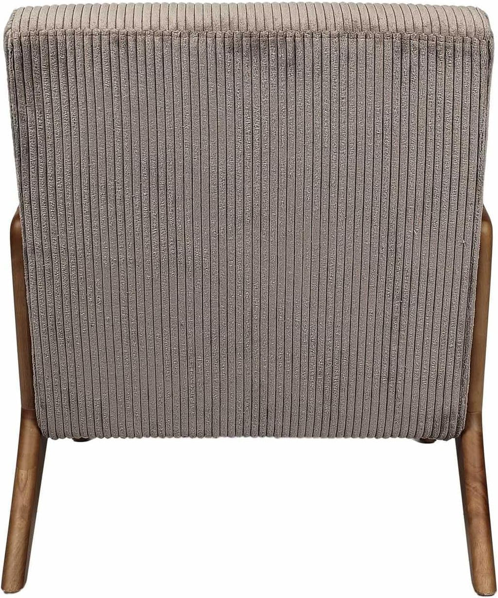HOME DECO FACTORY, HD0348, Fauteuil Salon Cotele Scott Taupe, Softness, Mobilier, Assise, canapé et Fauteuil, 64,5x75x83,5 cm, Hauteur Assise 43 cm, Taupe