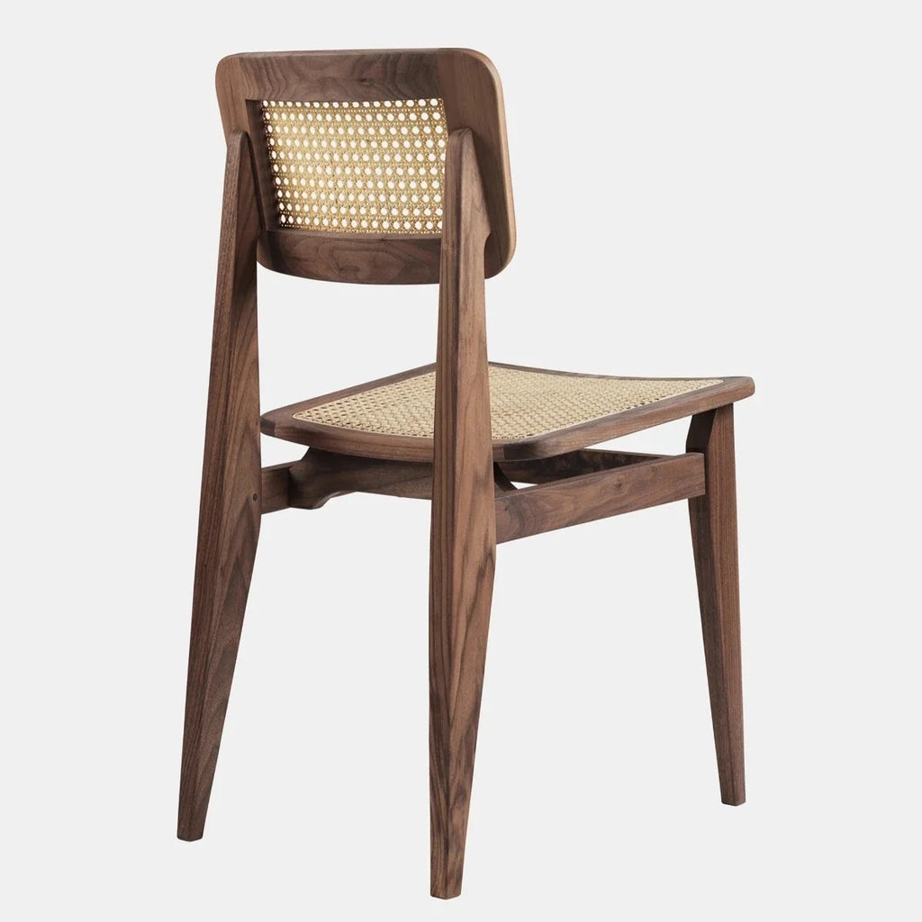 Nismaaya Harini American Walnut & Rattan Office Chair
