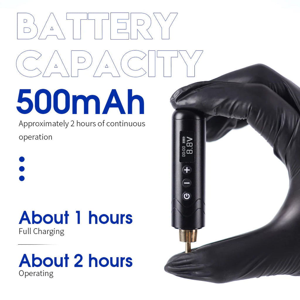 Kit de Baterías Mast Tour2 para Máquina de Tatuaje Inalámbrica tipo Bolígrafo