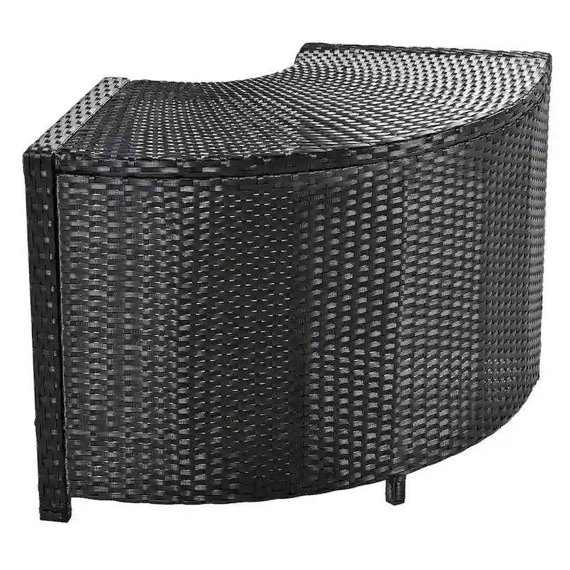 Spa Surround Spa Frame Quadrilateral Outdoor Rattan Sectional Sofa Set