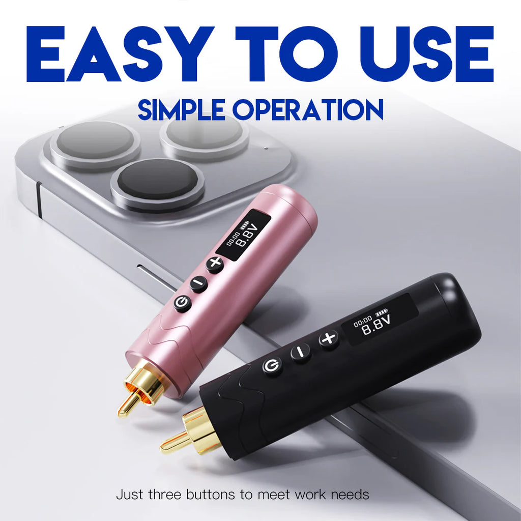 Kit de Baterías Mast Tour2 para Máquina de Tatuaje Inalámbrica tipo Bolígrafo