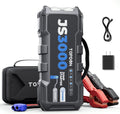 TOPDON Booster Batterie, JS3000 Demarreur Batterie Voiture 3000A/24000mAh Jump Starter Moteurs Diesel Jusqu'à 9 L et 7 L, Charge Rapide USB Lampe Poche LED intégrée