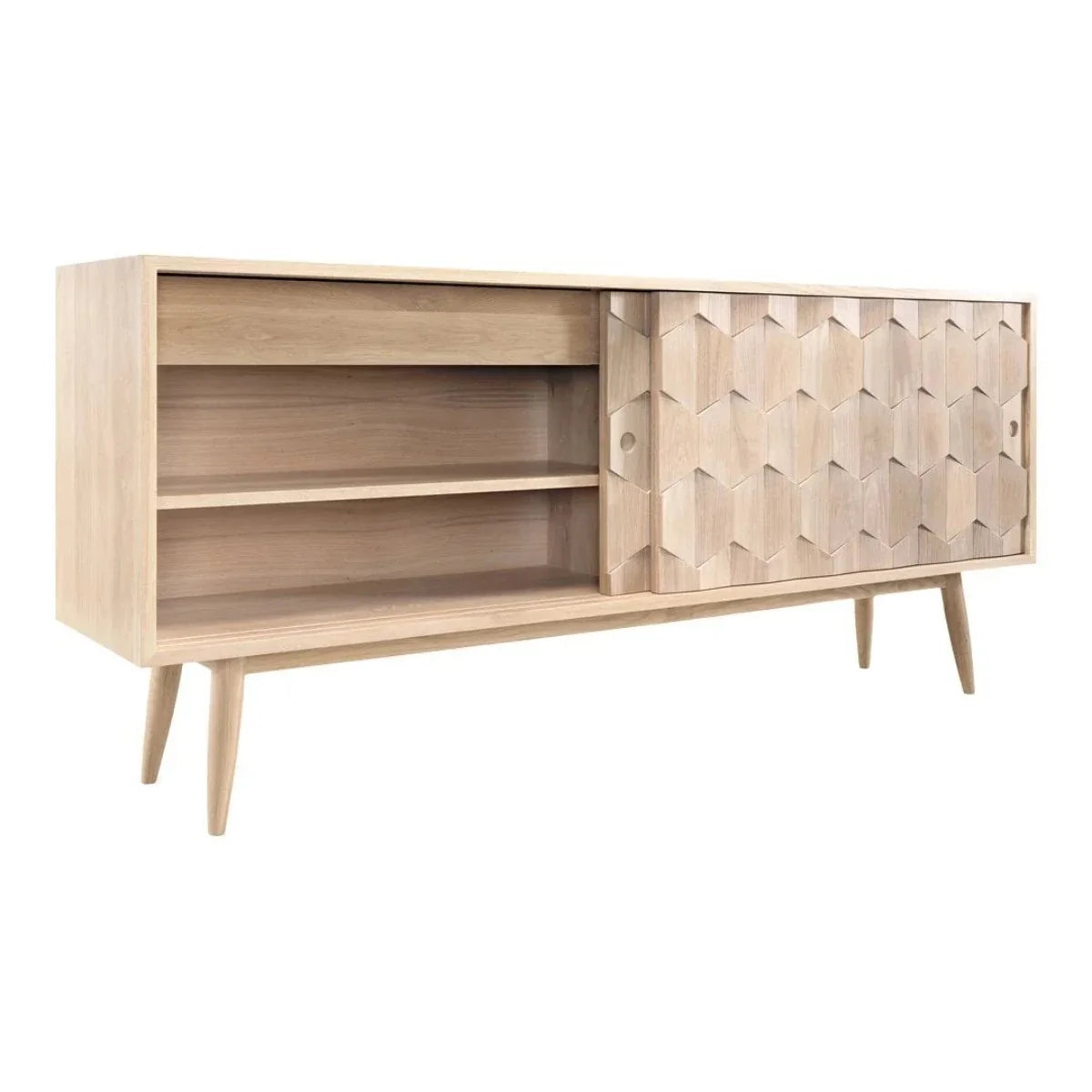 Nismaaya Aeryn Oak Wood Cabinets & Sideboard