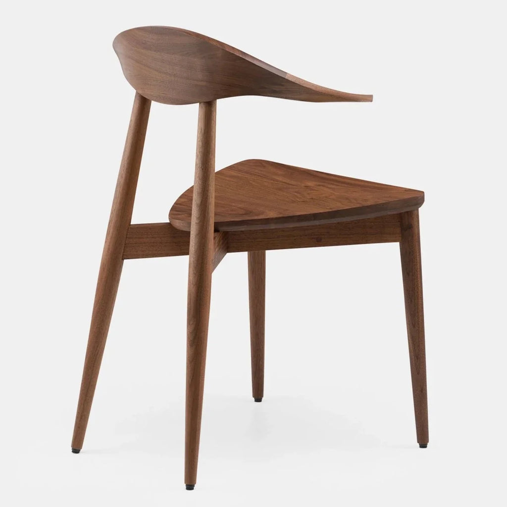 Nismaaya Cametra Walnut Office Chair