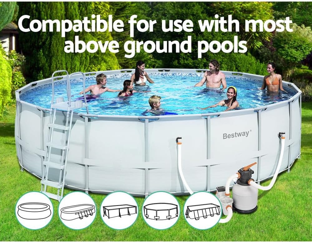 Bestway - Filtre à sable Flowclear - 7,571 m3/h - Pour Filtrer l'eau de piscine
