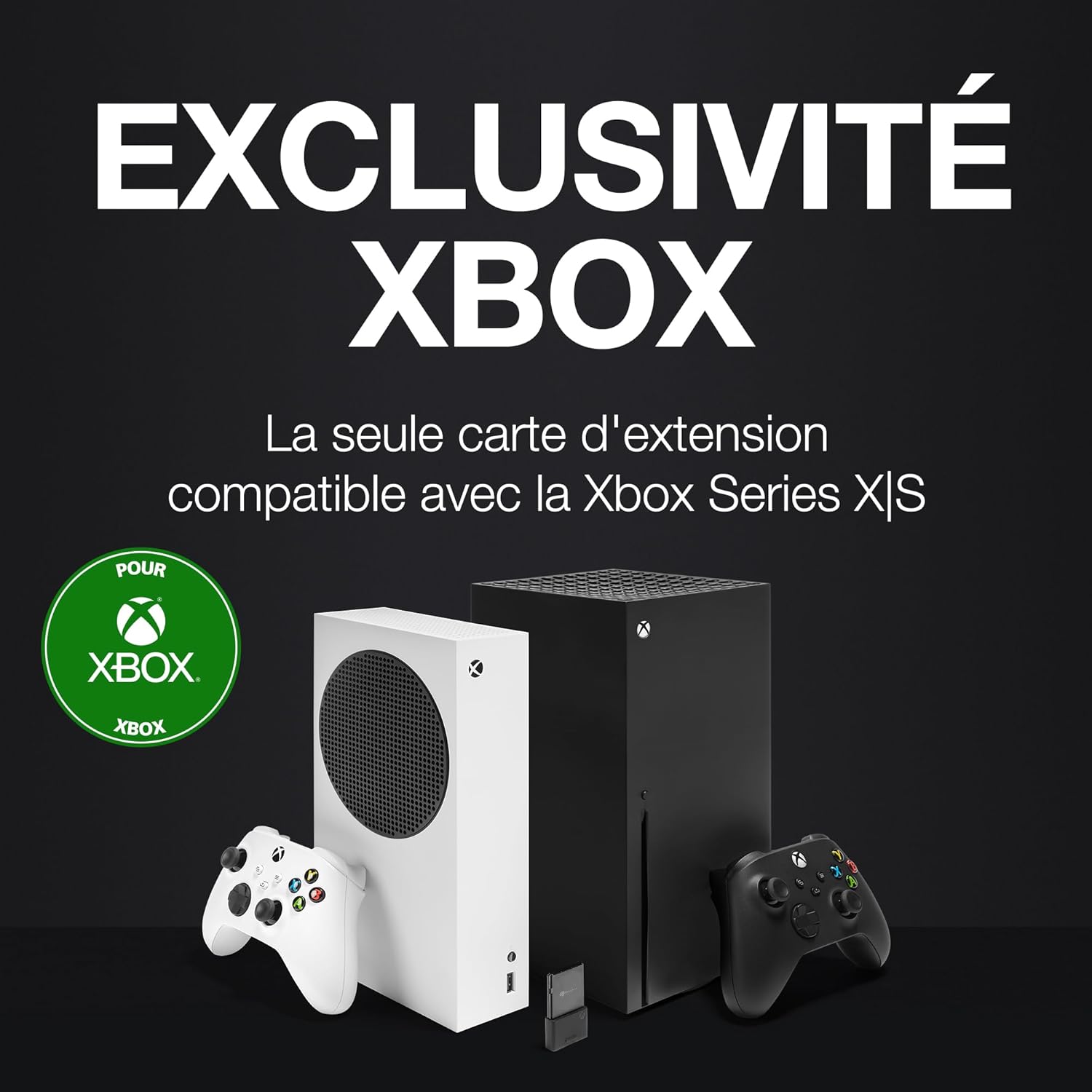 Seagate Expansion Card pour Series X|S SSD 2To, Plug and Play NVMe SSD Expansion, officiel permis, Services Rescue (STJR2000400)