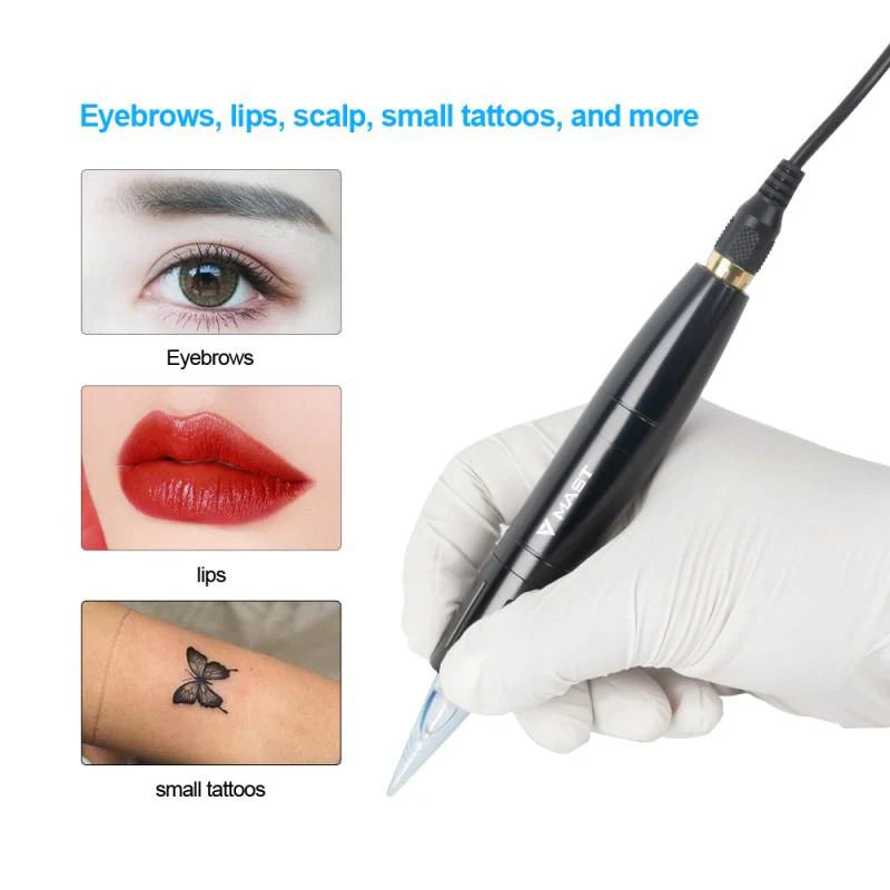 Máquina de Maquillaje Permanente Dragonhawk Mast Magi Pen Rotativa para Labios y Cejas