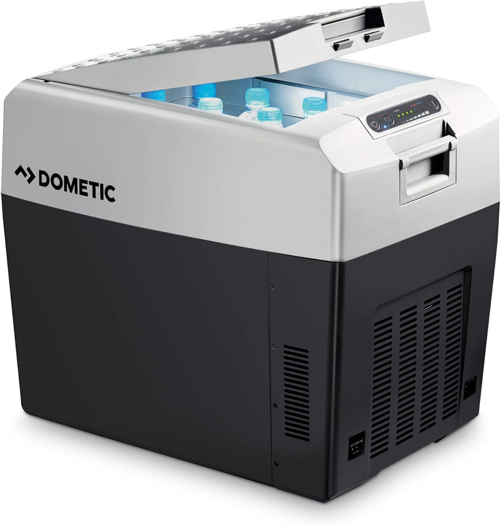 DOMETIC TCX 35 - glacière électrique portable pour voiture 12/24 V et 230 V, mini réfrigérateur chaud/froid, 33 litres, pour voiture, camion, bateau et camping-car