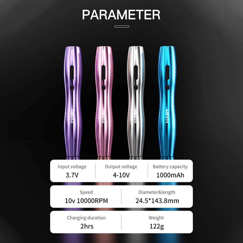 Mast P20 Máquina Inalámbrica para Belleza Permanente con Recorrido de 2.5MM