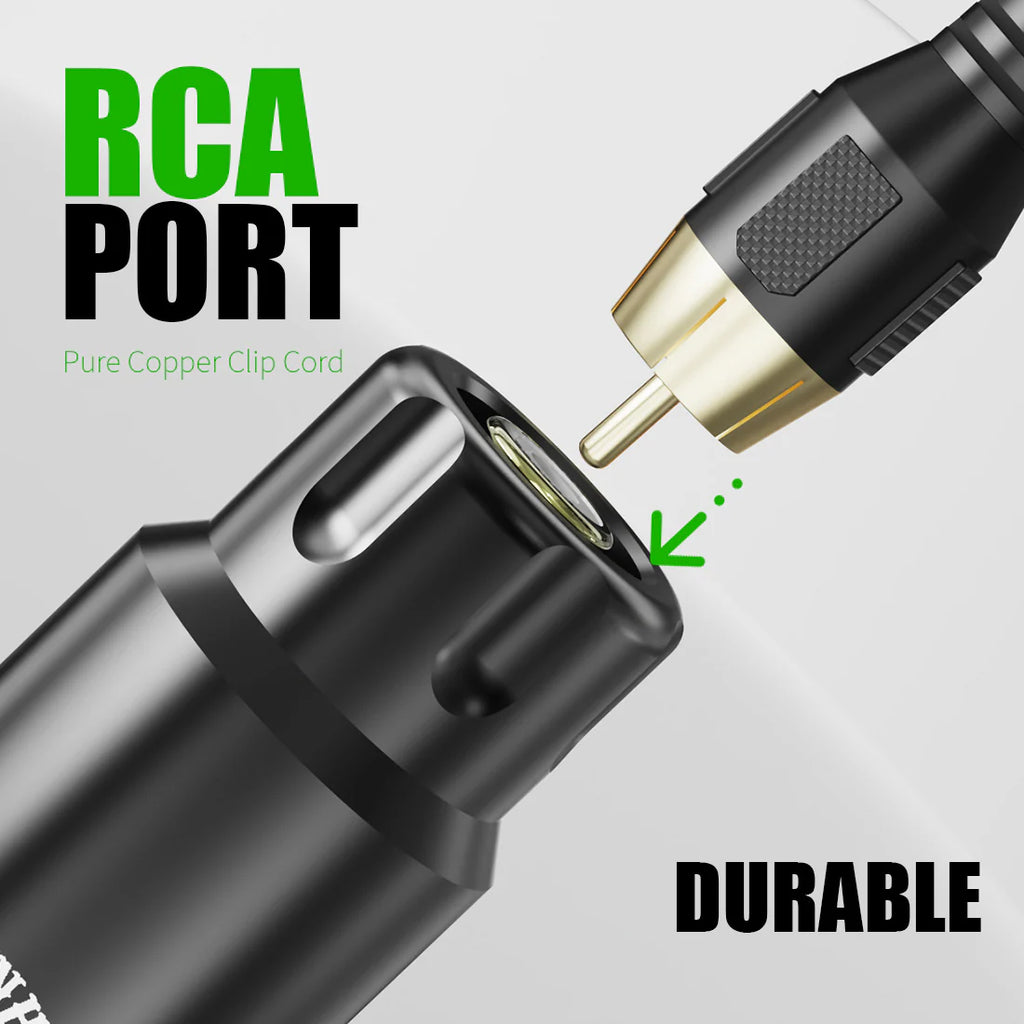 Máquina de Tatuaje Dragonhawk S12 con Carrera de 3.0MM Kit de Batería Inalámbrica