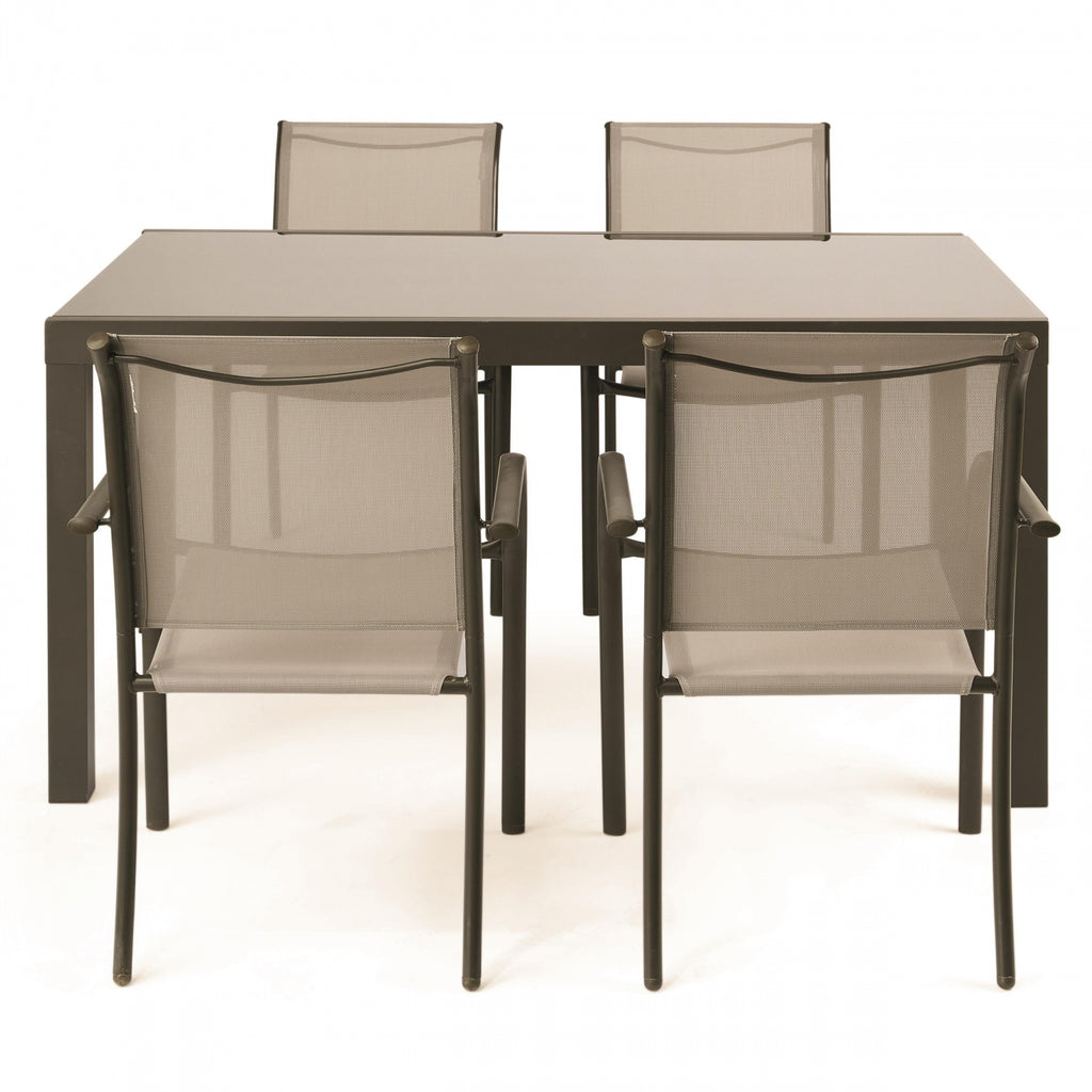 Conjunto Málaga Extensible Mesa Extensible + 4 Sillas
