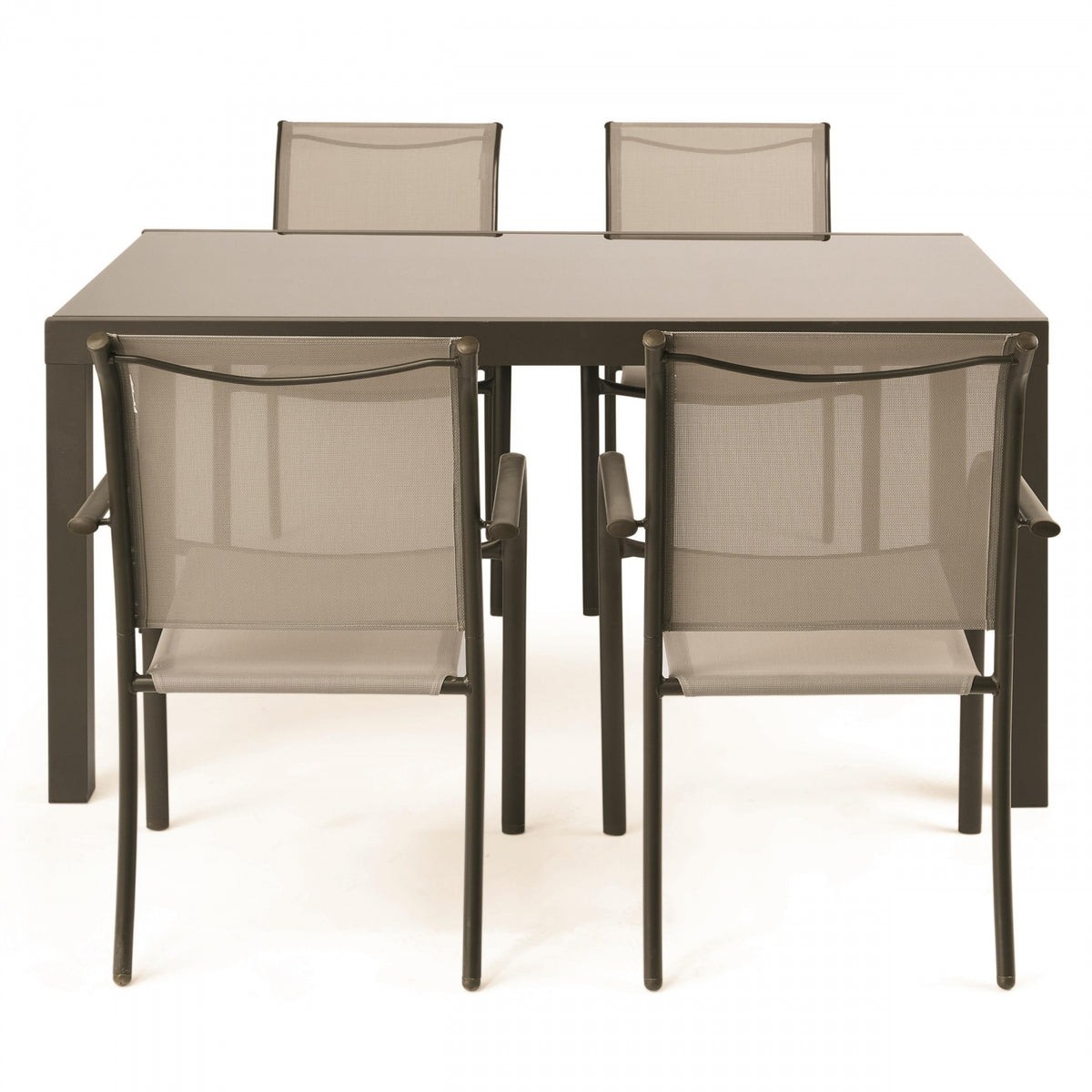 Conjunto Málaga Extensible Mesa Extensible + 4 Sillas