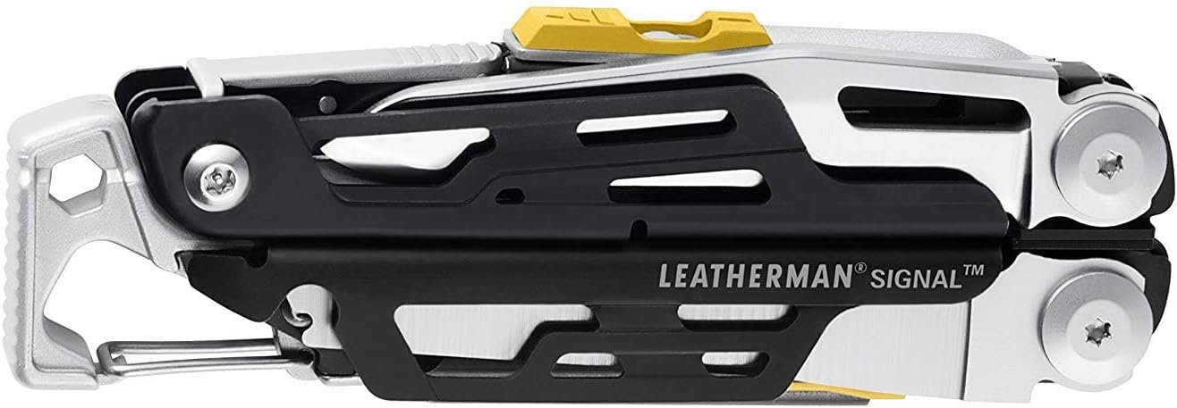 Leatherman Signal Outil Multifonction - 19 Outils pour le Camping et la Survie - Acier