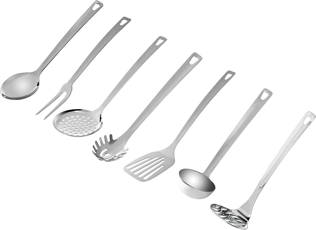 Lagostina Sfiziosa Batería De Cocina Con 24 Piezas, Acero Inoxidable, Plateado