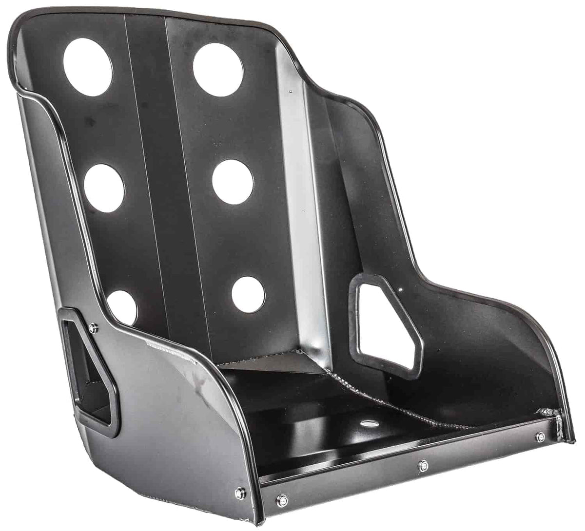 JEGS 702272 Asiento Bomber 18 pulgadas de ancho de cadera, 21 pulgadas de respaldo bajo, 24 pulgadas de profundidad, inclinación de 18 grados