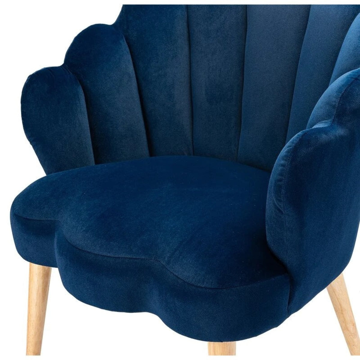 Nismaaya Ado Lounge Chair in Blue Color