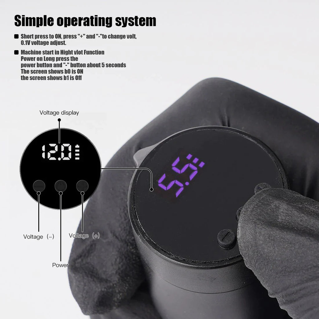 Mast Flip Kit de máquina rotativa tipo bolígrafo para tatuajes con batería inalámbrica