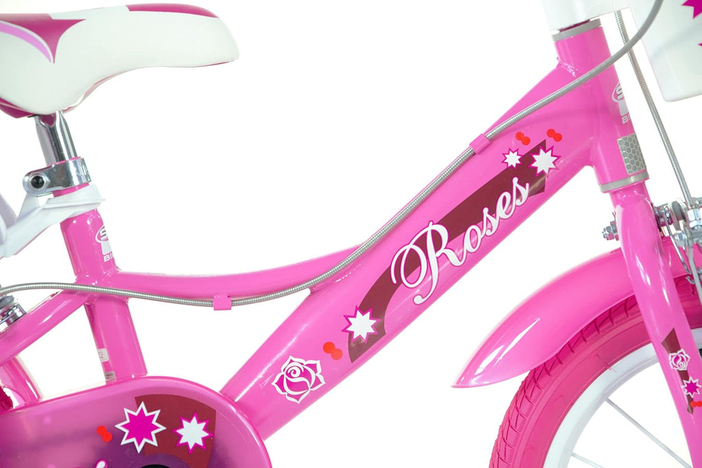 SCH Bicyclette Roses Vélo Enfant, Fille