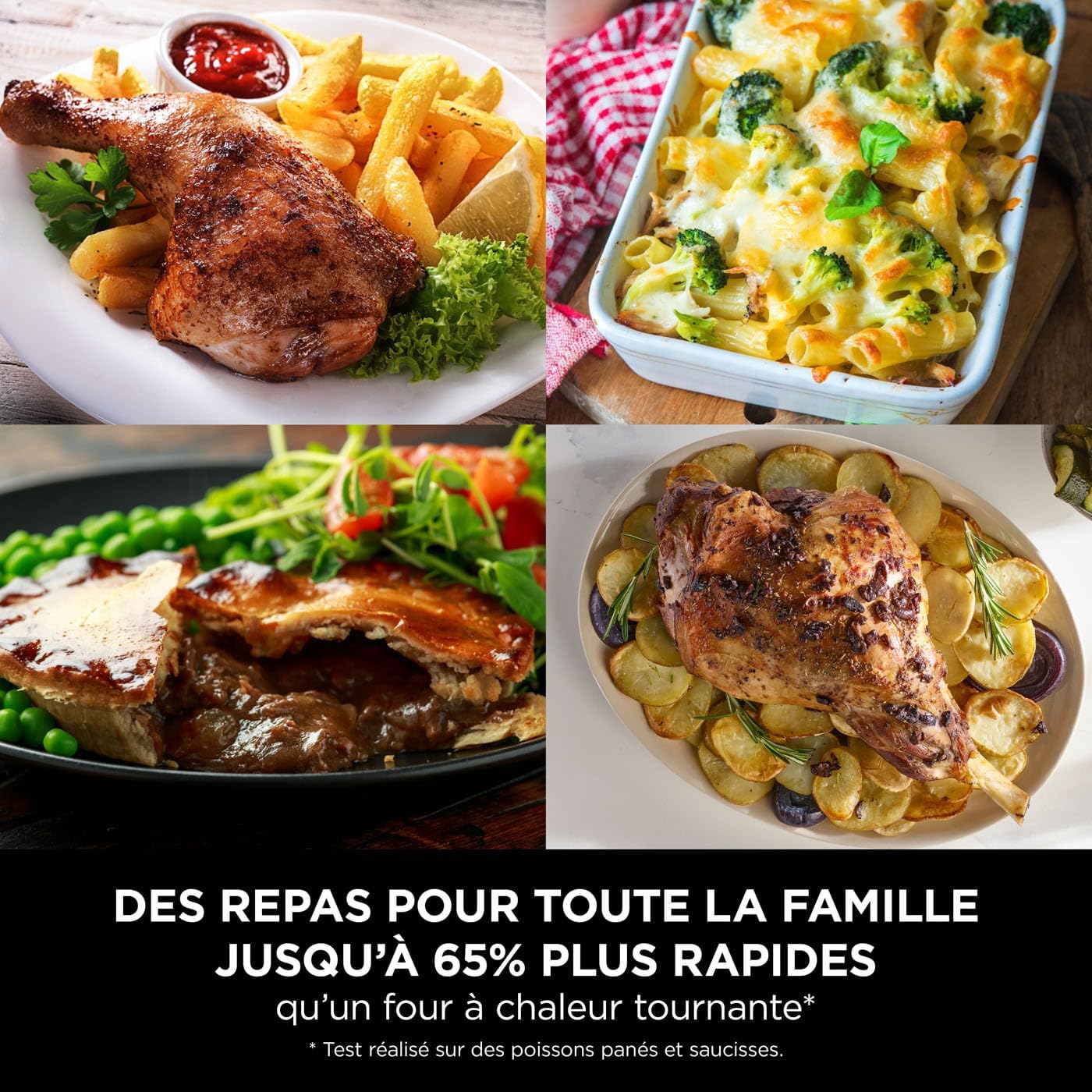 NINJA FlexDrawer air fryer 10.4L, 7-en-1, séparateur, lavable, noir/cuivre AF500EUCP