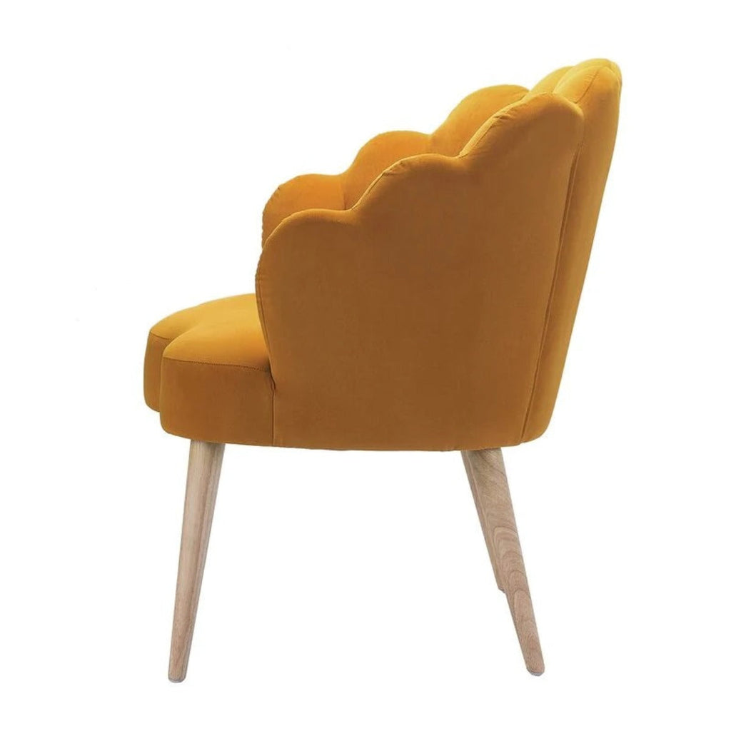 Nismaaya Ado Lounge Chair in Yellow Color