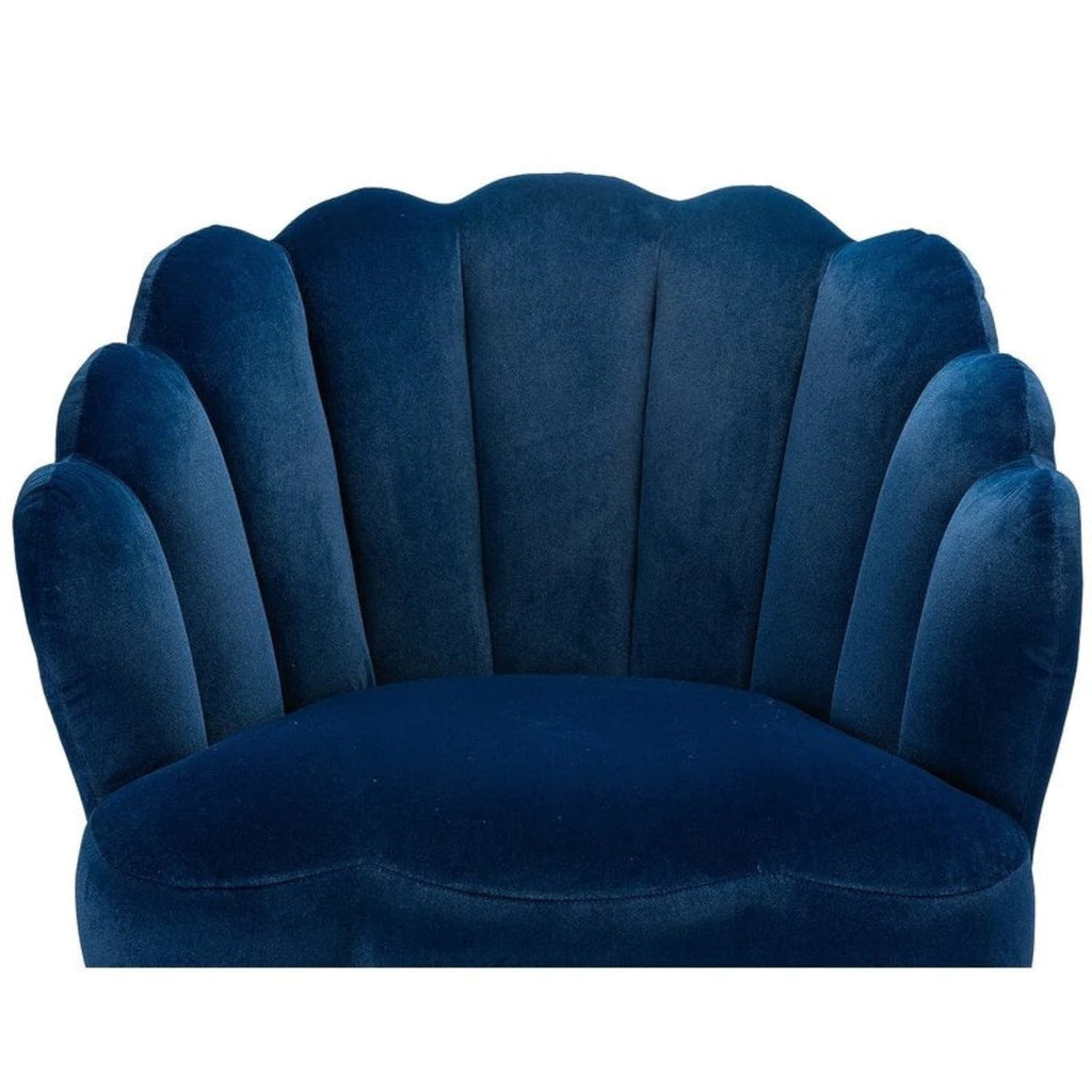 Nismaaya Ado Lounge Chair in Blue Color