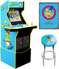 Arcade1Up – Máquina Arcade Edición 30º Aniversario de Los Simpsons con Taburete y Caja Metálica – Multicolor
