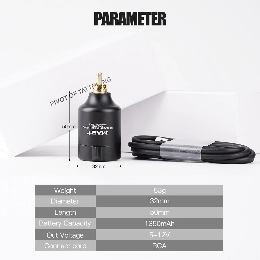 Mast Flip Kit de máquina rotativa tipo bolígrafo para tatuajes con batería inalámbrica