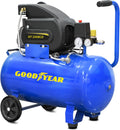 GOODYEAR - Compresseur d'air 50L 230V 8 bar 115 PSI Débit max 210 L/min Silencieux