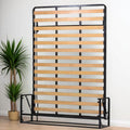 Lit Escamotable 2 Personnes - 140cm x 200cm - Lit Mural Rabattable - Vertical - Classique