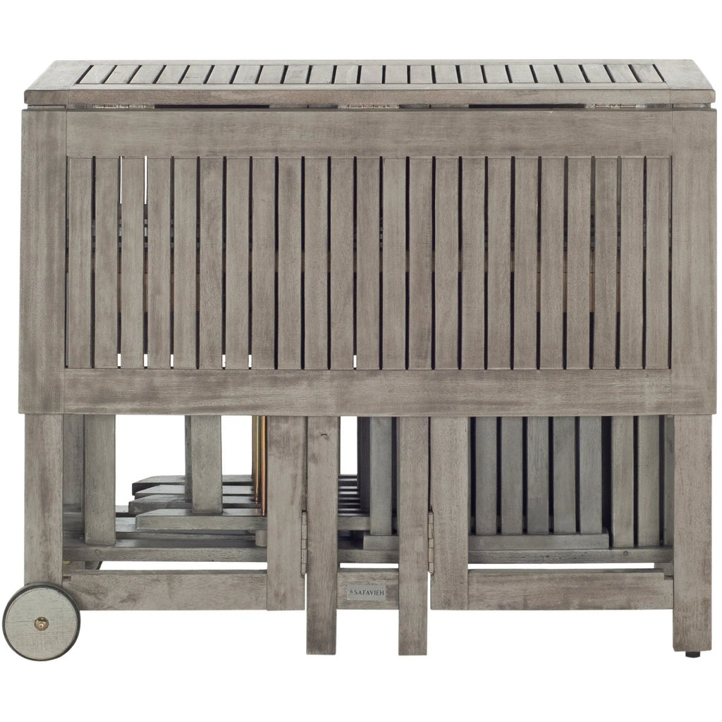 Ensemble de table à manger d'extérieur SAFAVIEH Outdoor Brandy 5 pièces - 43Lx35Px29H
