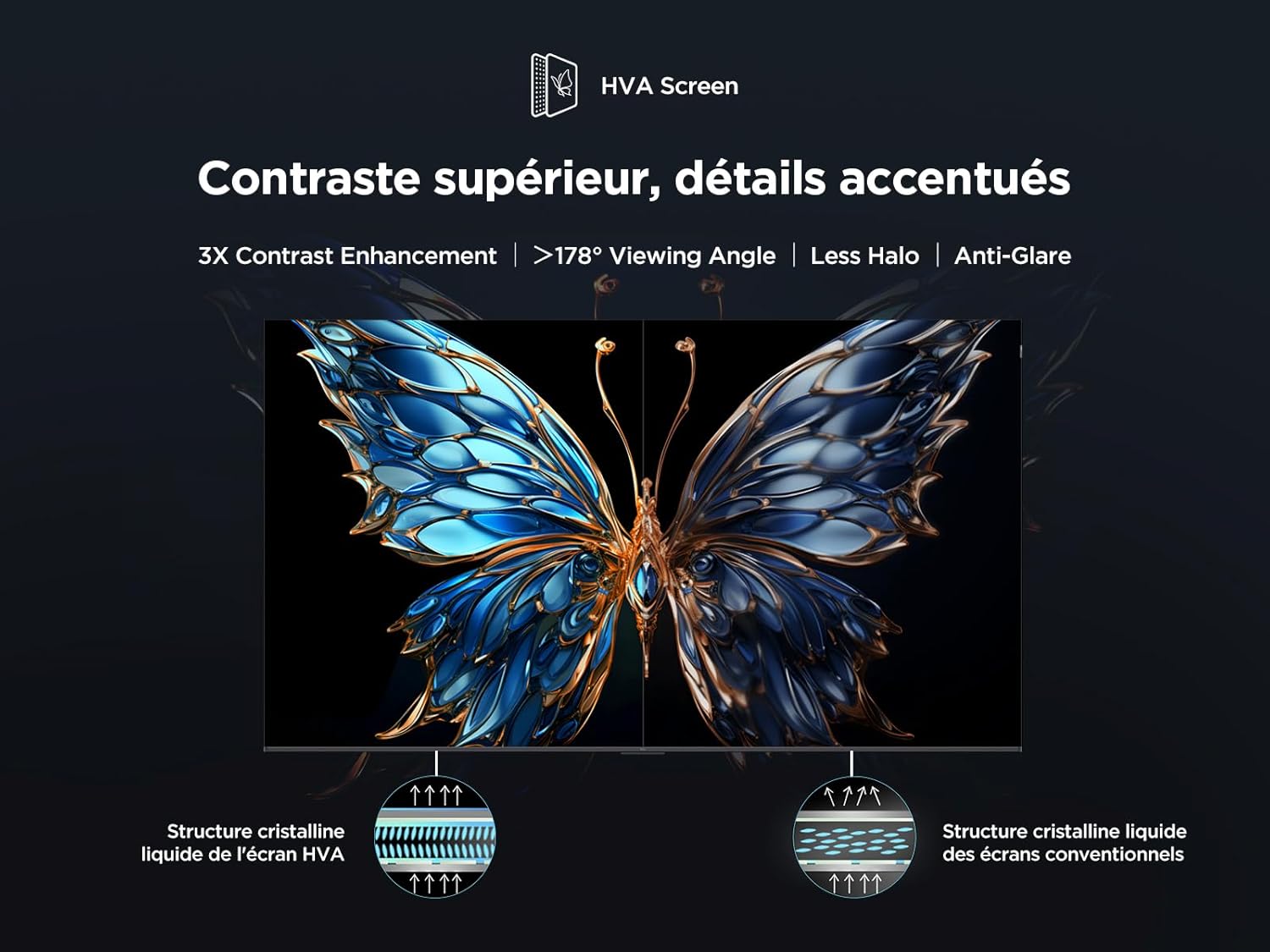 TCL 43V6C TV 43" 4K UHD Smart LED TV, 4K HDR, Google TV avec design sans bords (Dolby Audio, Motion Clarity, compatible avec Google Assistant et Alexa)