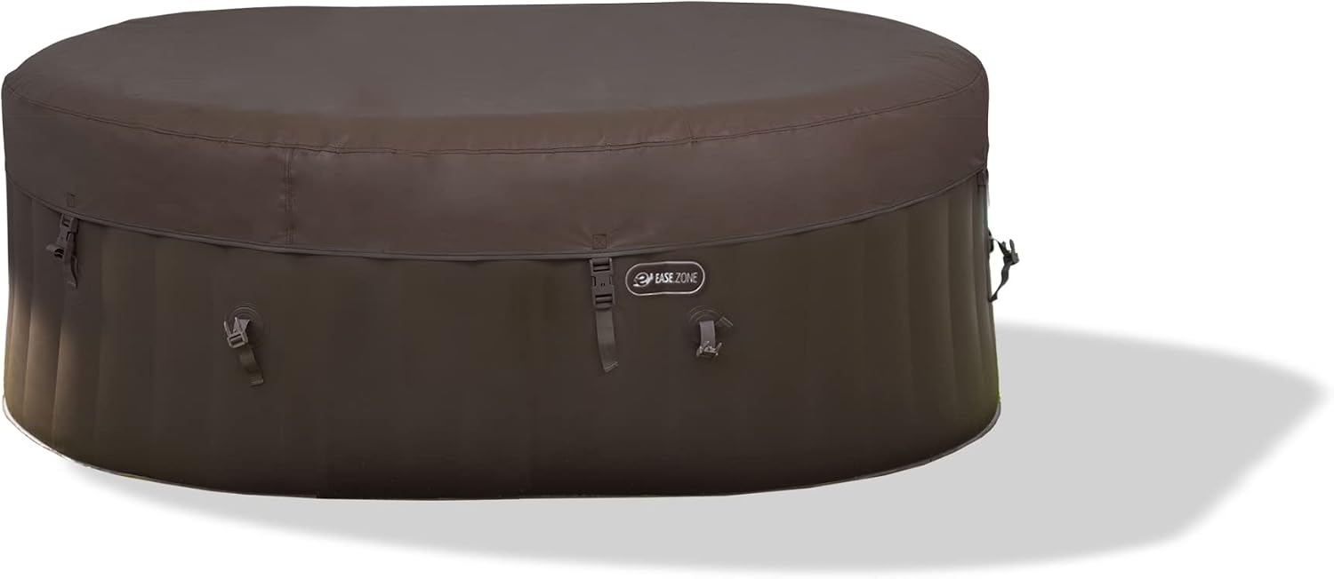 Bain à remous Gonflable, Ovale, 190 x 120 x 65 cm (550 L/145 Gal) avec Pompe intégrée 30 W