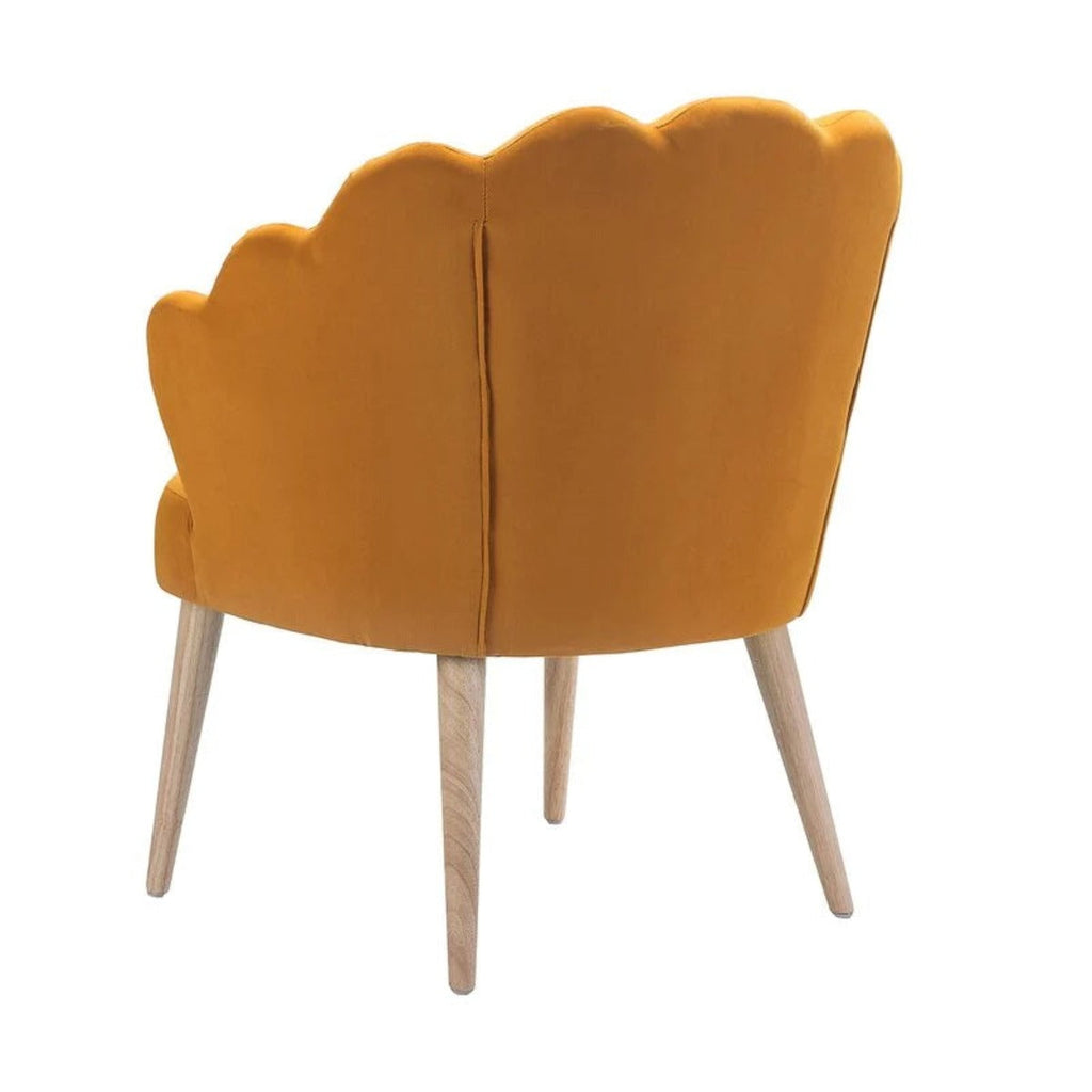 Nismaaya Ado Lounge Chair in Yellow Color